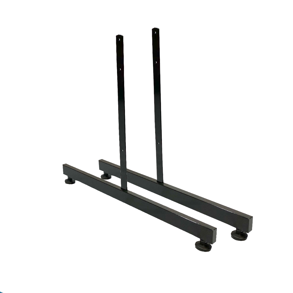 Black Gridmesh Double-Sided Legs, 600mm deep Sold in Pairs