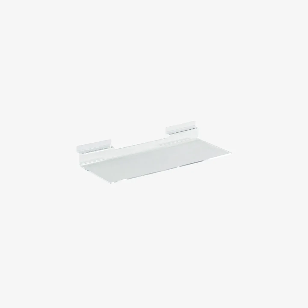 Slatwall Large Acrylic Shoe Shelf