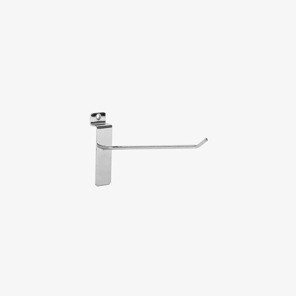 150mm Standard Chrome Slatwall Hook