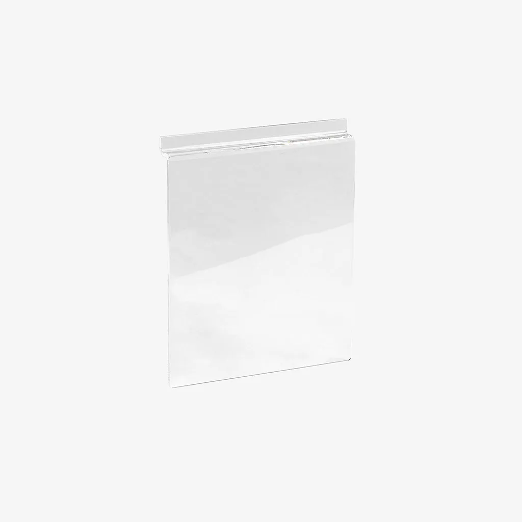 150mm x 170mm flat acrylic slatwall hanger