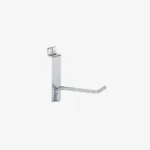 100mm Heavy Duty Chrome Slatwall Drop Down Hook