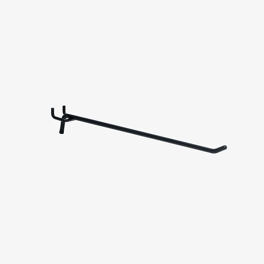 250mm Black Pegboard Hook