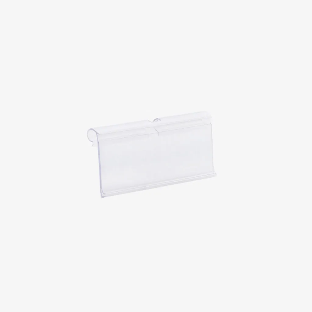 Flipper Scan Ticket Holder for Slatwall/Pegboard Hook 80mm x 33mm