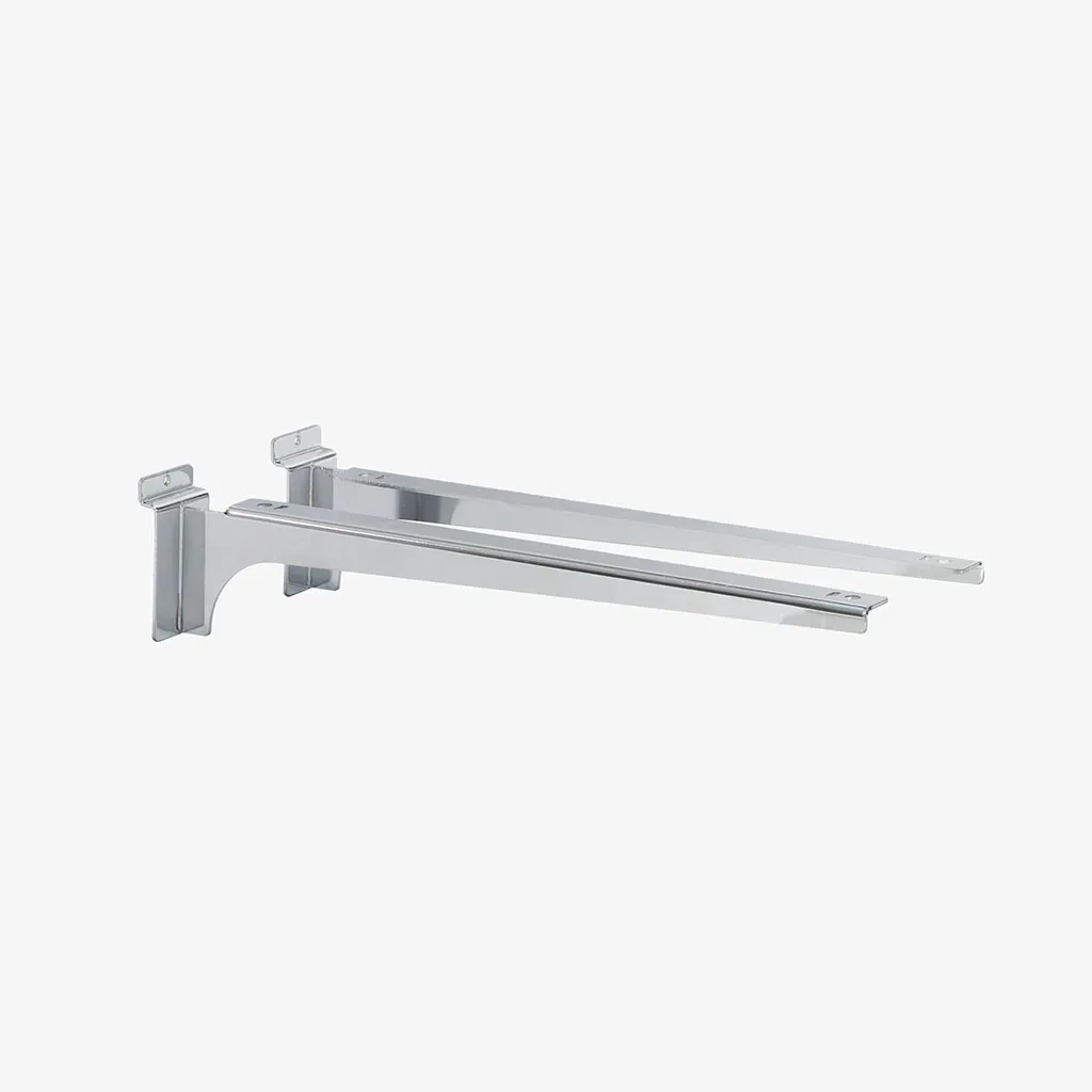 Slatwall Heavy Duty Bracket Set 400mm