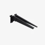 Slatwall Black Adjustable Bracket Pair 300mm