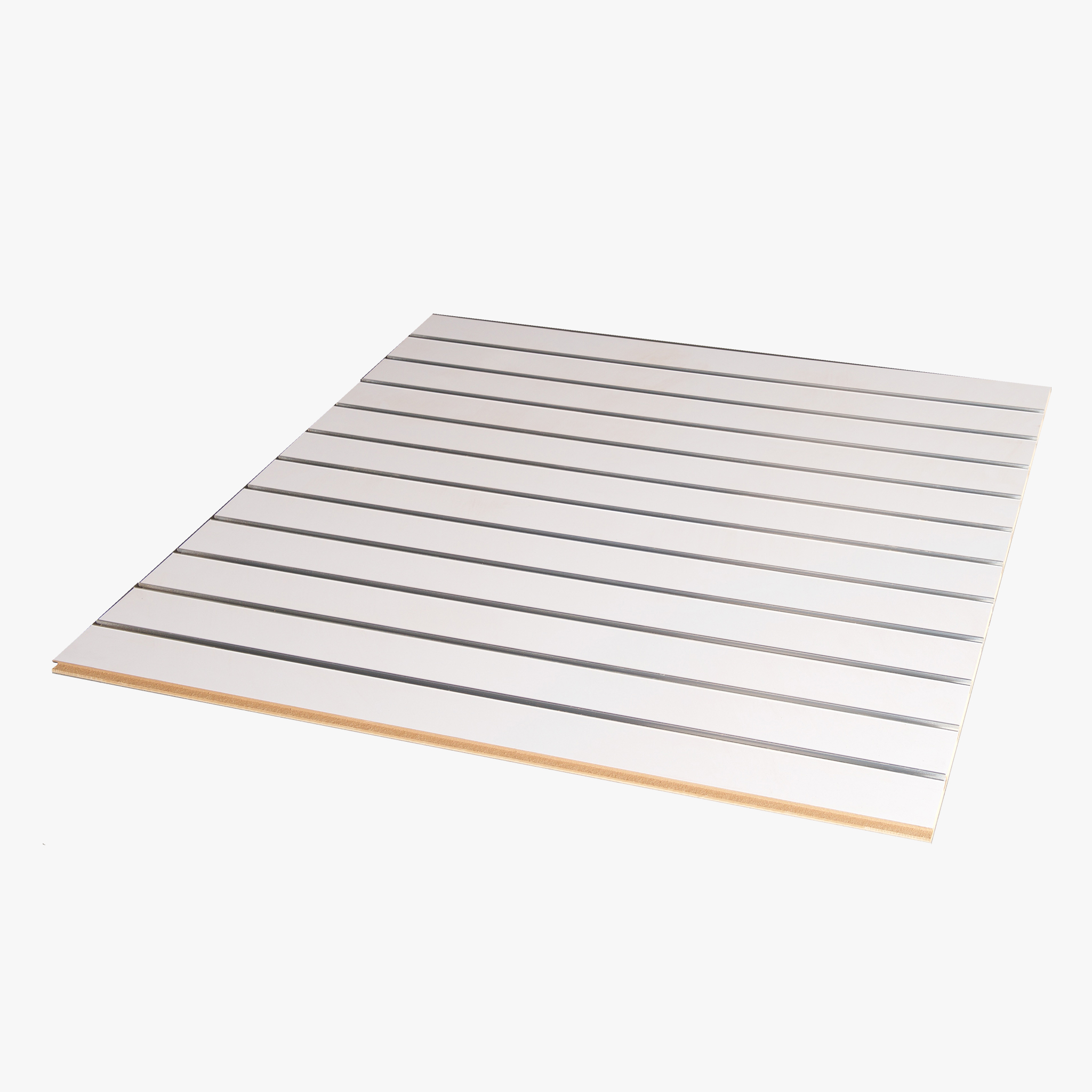 White matte slatwall 1200mm x 1200mm