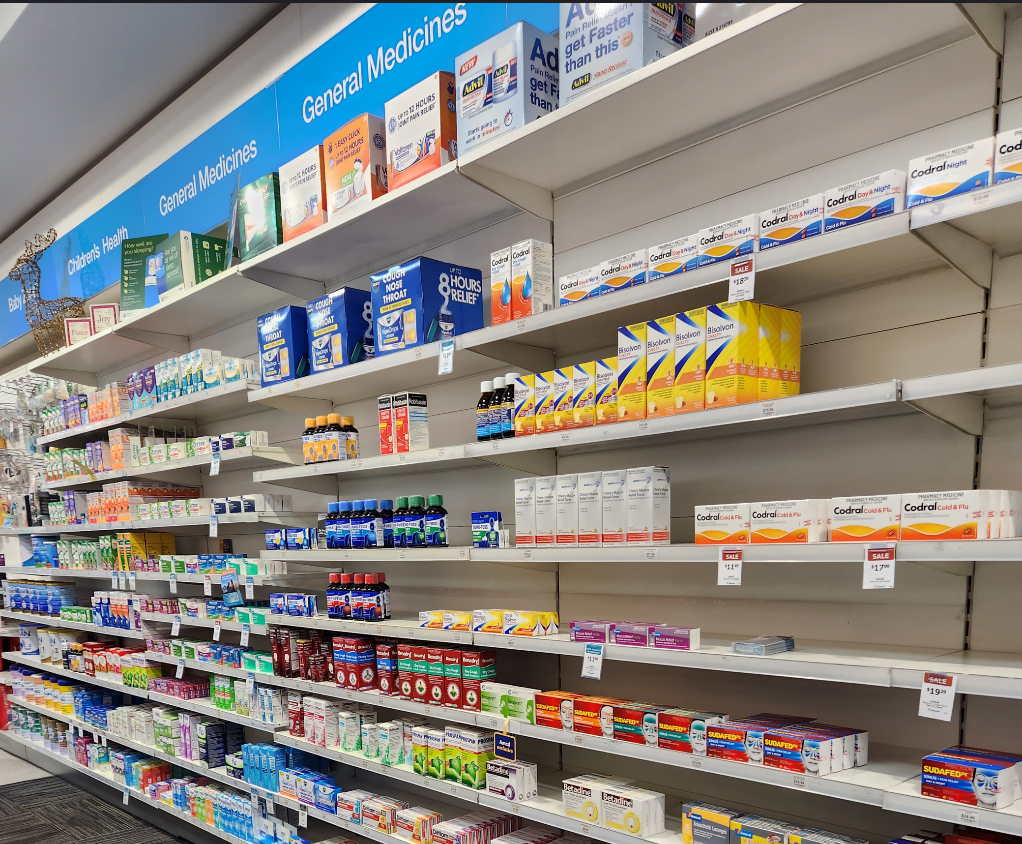 Pharmacy shelving
